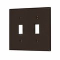 American Imaginations Rectangle Coffee Electrical Switch Plate Plastic AI-37061